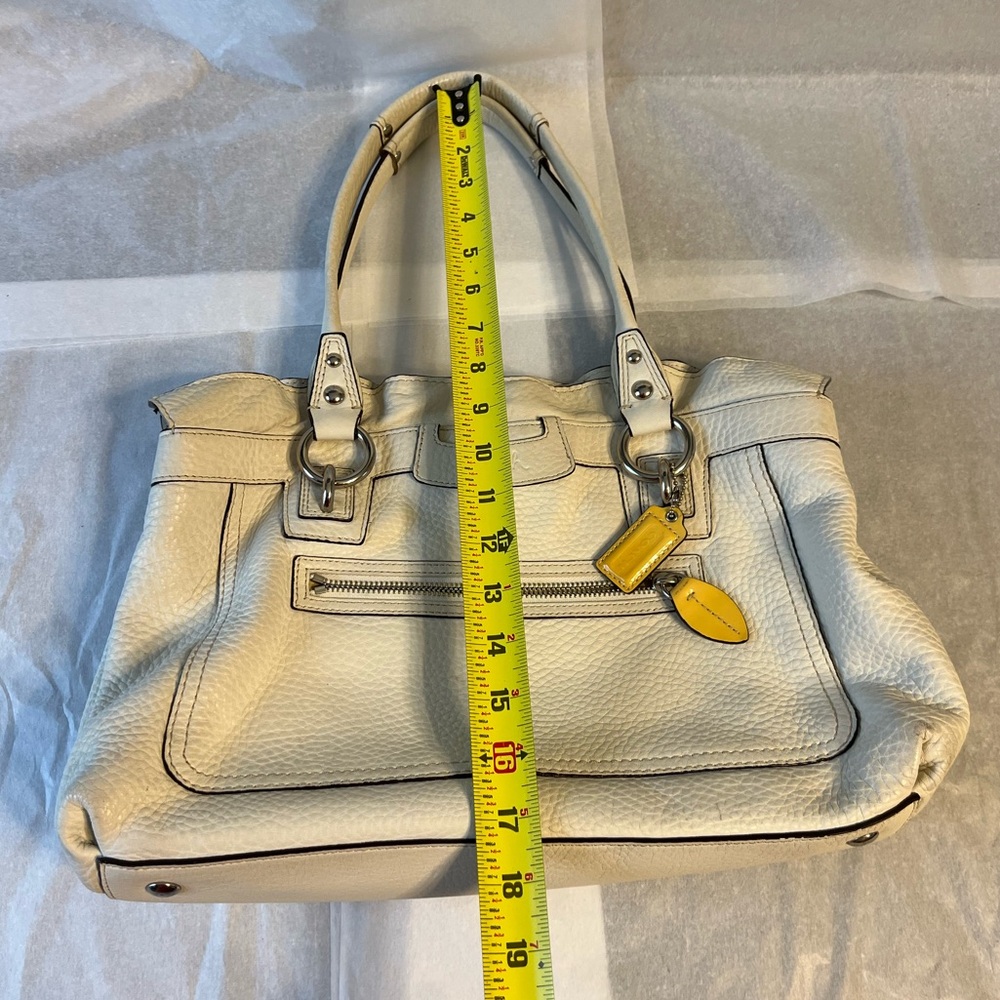 Coach Penelope 14682 Pebbled Leather satchel shoulder bag - Picture 4 of 15